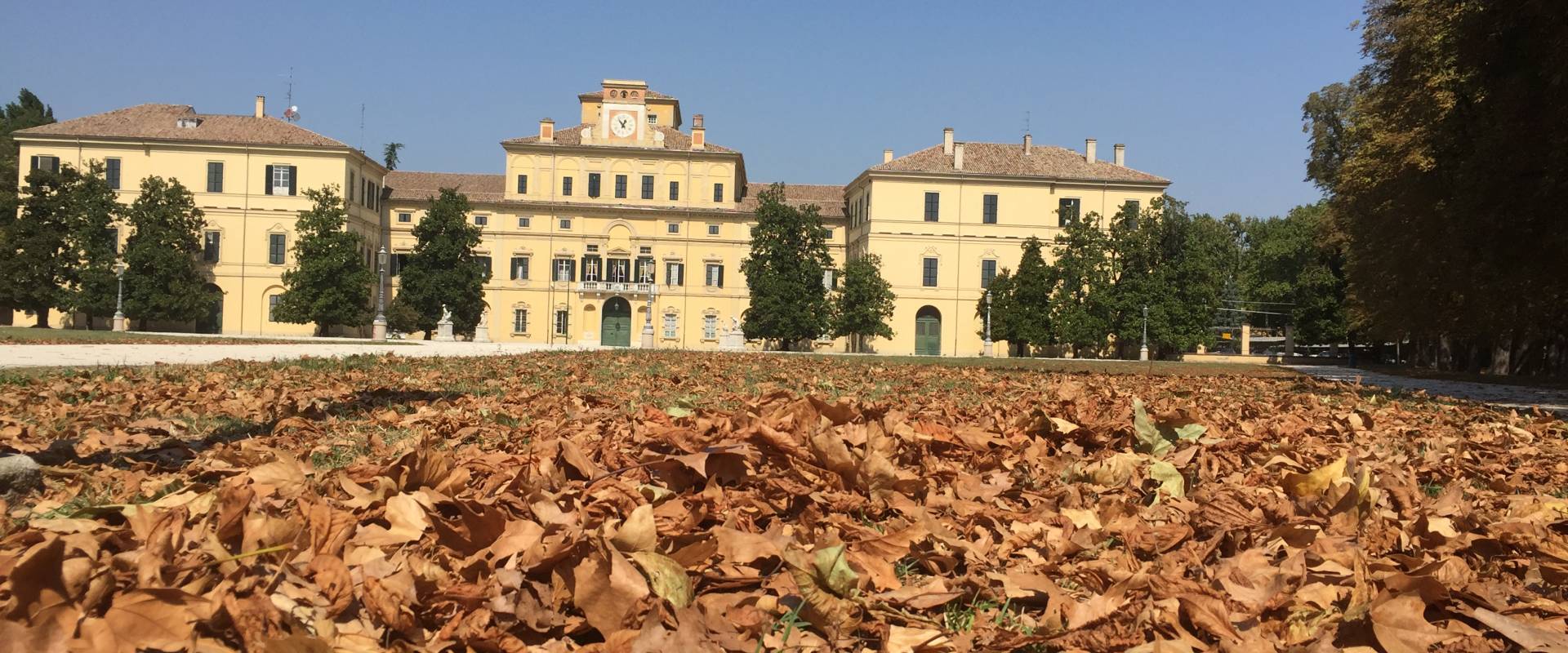 Palazzo Ducale di Parma con le foglie photo by Simo129